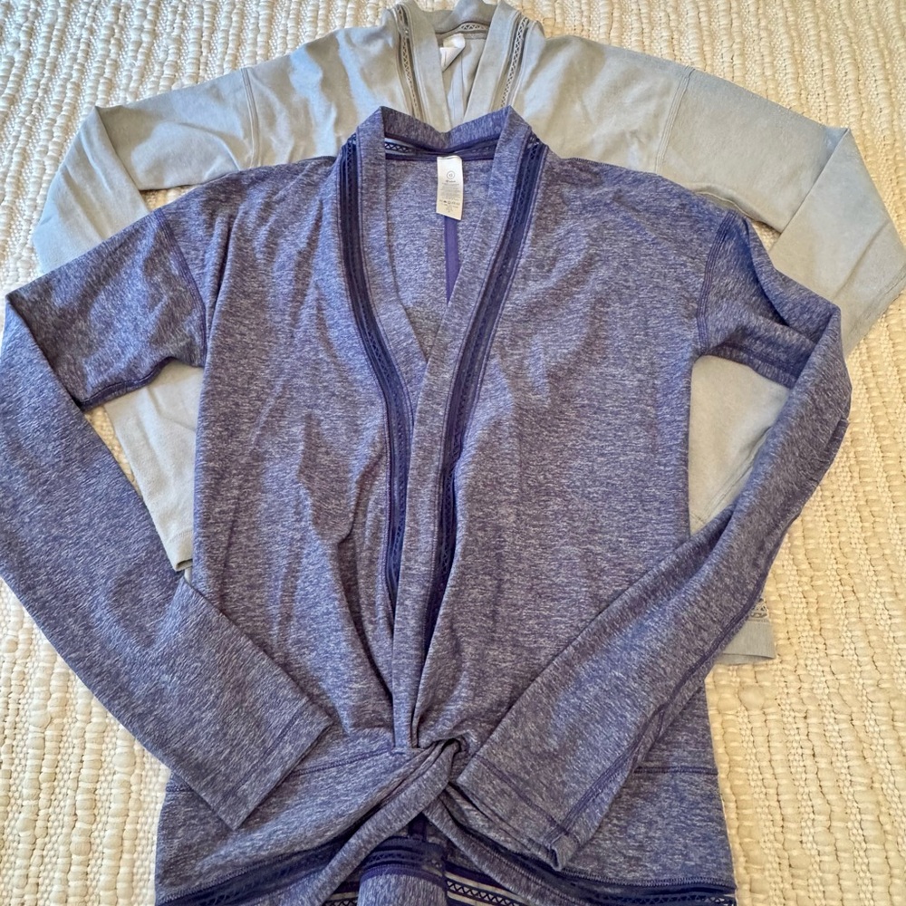 Ivivva Blue and Gray Kids Blazers